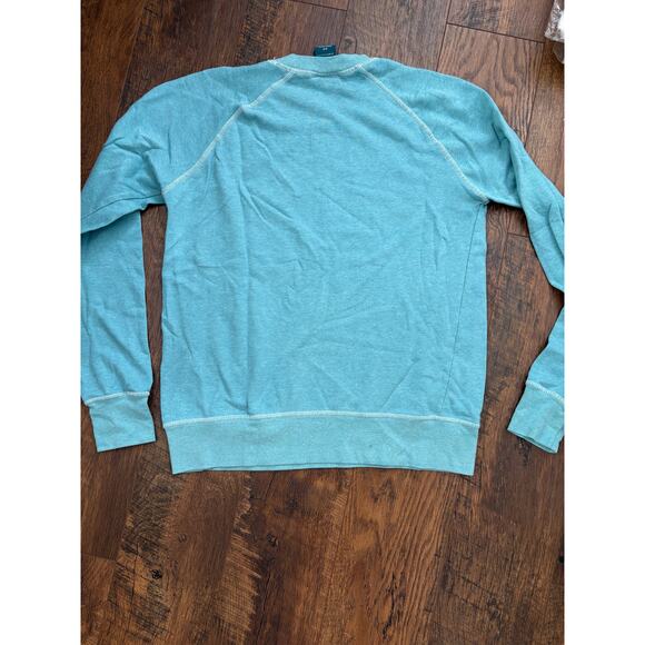 Ron Jon Surf Shop Crewneck Sweatshirt SMALL Aqua Distressed - Picture 3 of 4